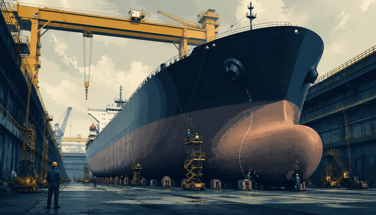 The Geography of Ship Repair — Where 12,000 Ships Head Every Year